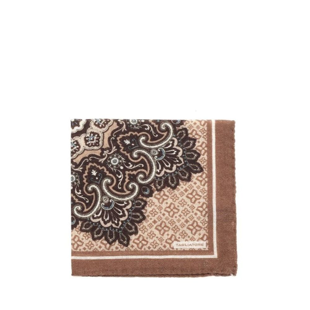 Tagliatore Men Wool Pocket Square